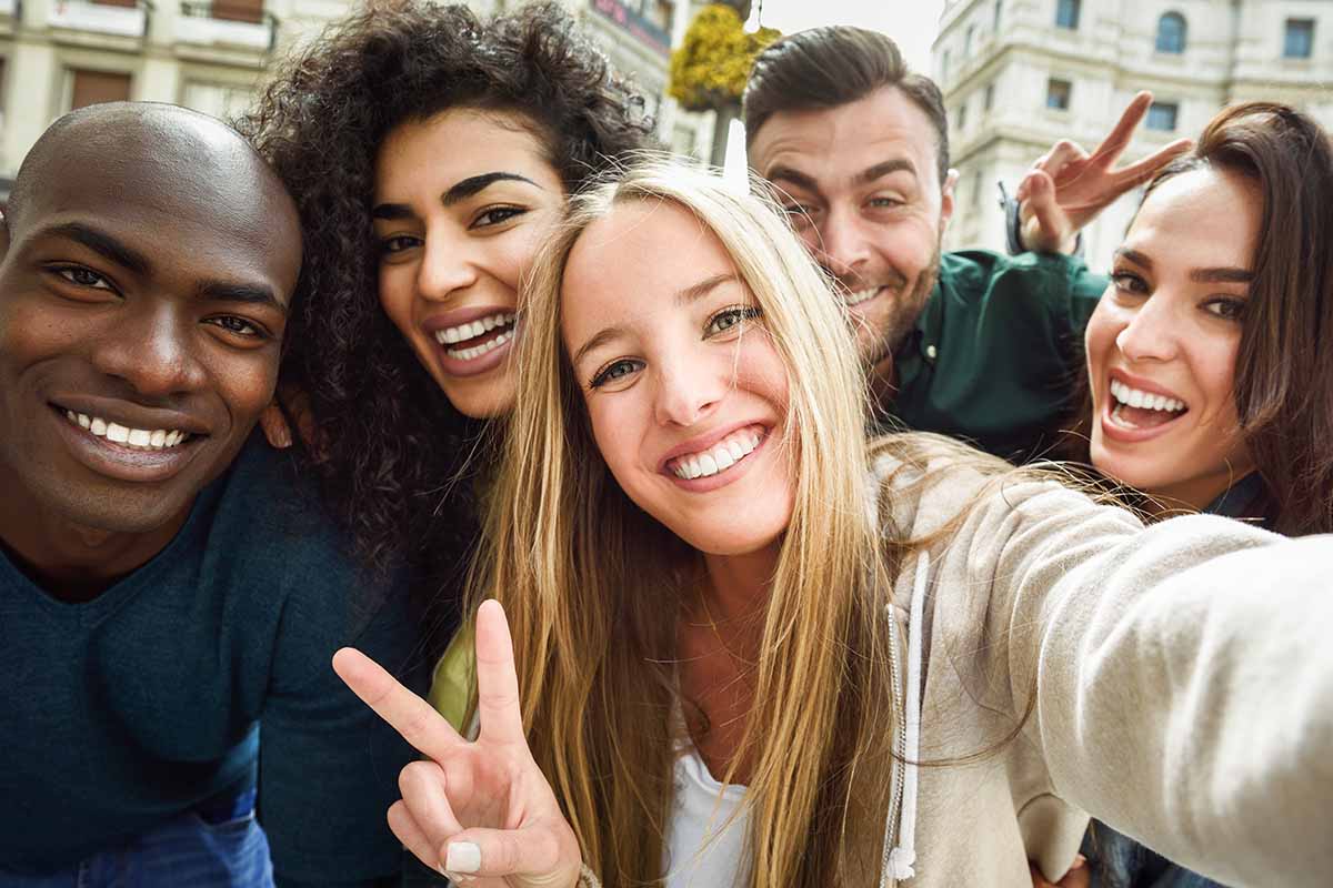 a group is happy to celebrate national recovery month