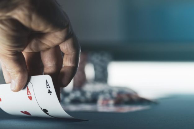 a person has a gambling addiction in las vegas